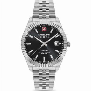 DILIGENTER Herrenuhr 42mm Chronograph aus schwarzem Edelstahl Swiss Made jetzt 479  9 Rabatt