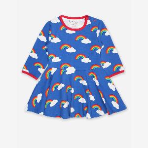 Enjoy 70 Discount on Organic Rainbow Print Skater Dress 45 Years