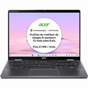 Acer Chromebook Plus Spin 714 CP7141HN Chromebooks 14 Touchscreen Intel Core Ultra 5 16 Go RAM 512 Go SSD Intel Graphics