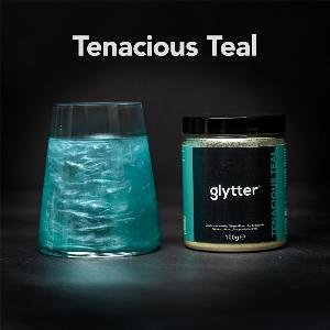 Glytterpulver Türkis für spektakulären Schimmer im Getränk 100g 20