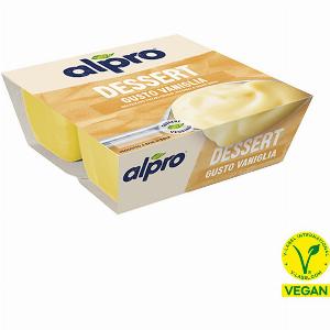 ALPRO DESSERT Dessert vegetale alla Vaniglia Alproshopit Confezione 4X125g