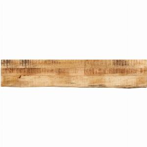Dessus de table 180x20x25cm bord vif bois massif manguier brut