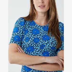 Crew Neck Midi Angel Sleeve Tie Open Back Dress  12  BLUE