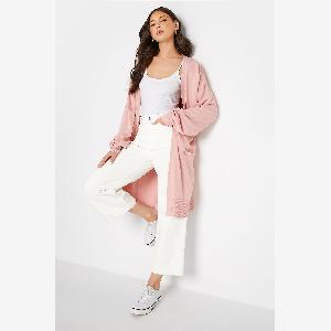 Lts Tall Womens White Denim Cropped Wide Leg Jeans Size 16