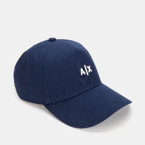 Armani Exchange Mens Small Ax Logo Cap  Navy