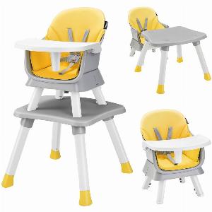 6in1 Baby High Chair Infant Feeding Chair Kids Stool with Removable Tray and Cushion