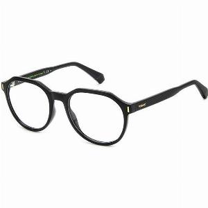 Polaroid Unisex PLD D483 807 Montures optiques Plastique Noir  Géométrique