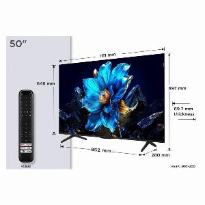Tcl 50p7k uk 50 4k hdr uhd smart qled direct led tv dolby vision dolby