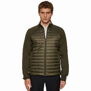 Jlindeberg 2026 hayden quilt hybrid jacket  forest green
