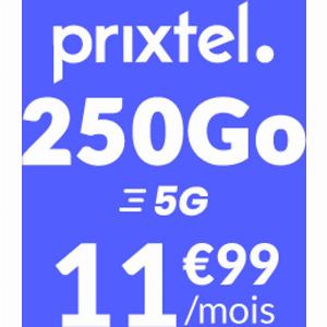 Forfait mobile 250 Go Prixtel  maintenant à 1199  20  de promo