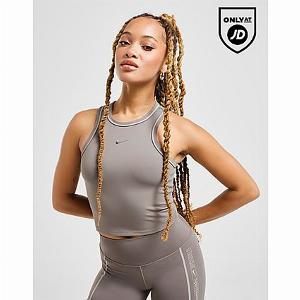 Nike Débardeur court dentraînement Swoosh  Brown Brown