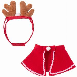 Christmas Reindeer Headband and Cape  Accessory size Medium M