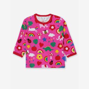 Organic Magical MixUp Print LongSleeved TShirt  34y 104cm