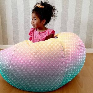 Debenhams rucomfy Beanbags rucomfy Mermaid Kids Bean Bag Chair Comfortable Seating for Kids 5060896360409