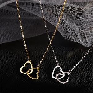 Collier cœur pour filles et femmes élégant ras du cou 149  61 