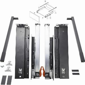 SAMET Kitchen Drawer Box Gallery Rail Glass Side Runners