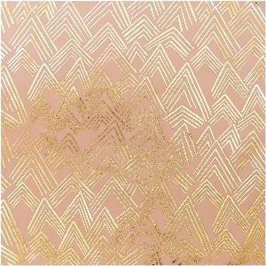 Druckstoff Berge rosa 140cm