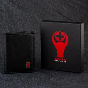 PreOwned Leather Swiss Emporio Black Wallet 4227006