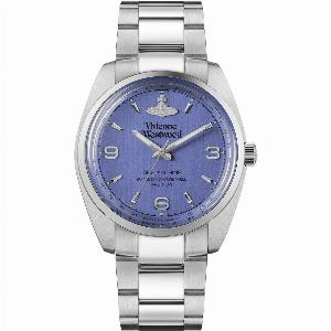 Vivienne Westwood Pennington Blue Dial Stainless Steel Strap Unisex Watch VV274MBLSL