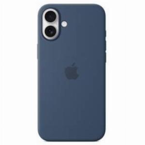 Apple iphone 16 plus silicone case magsafe denim myya3zma