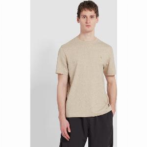 Danny Regular Fit Organic Cotton TShirt In Hazelnut Marl