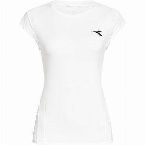 Diadora L Tshirt Femmes Blanc
