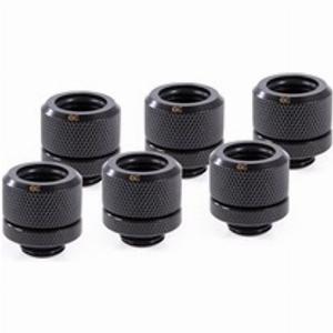 Alphacool Pack de 6 Fitting pour Tube rigide noir 14mm G14