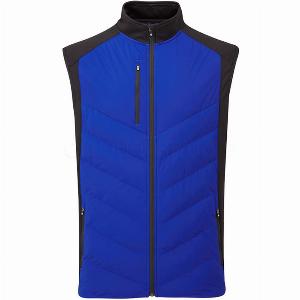 Sunderland Andorra Padded Thermal Golf Wind Vest Electric Blue47Black