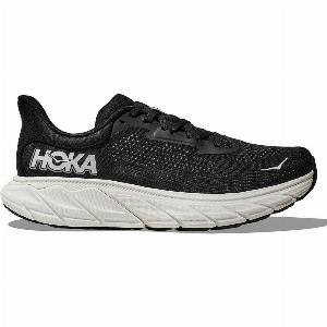 Hoka Arahi 7 Mens Running Shoes  Black  White  Black  Standard  12