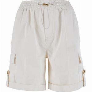 Yes Zee bermuda in cotone con tasconi panna