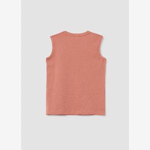 Canotta Bambino Rosa Regular Fit in Cotone Taglia 56 ora 3