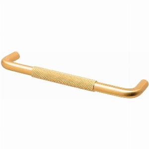 Insignia Knurled D Shaped Cabinet Drawer Handle Matt Gold