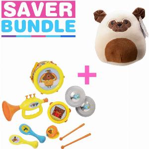 Hey Duggee Big Band Toy Set  Percy Plush Cloudeez  Now 1999 Save 9