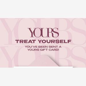 Carte cadeau Yours en ligne de 10 à 150  maintenant à 180