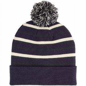 Enjoy 25 Discount on Puma 2026 Pom Beanie Hat  Deep NavyAlpine Snow