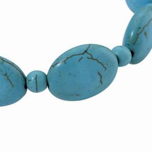 Blaues Howlit Armband  flexibel  ca 13500 ct
