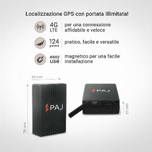 PAJ GPS Multifunzionale COMPACT Finder 4G Tracciamento in Tempo Reale ora a 3499 con il 30 di s