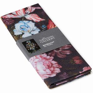 Floral Still Life in a WanLi Vase Tea Towel Design