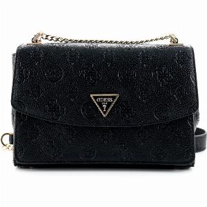 Guess Cresidia Überschlagtasche schwarz