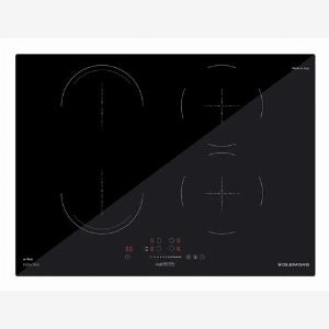 Glem Gas GTI741BSL piano cottura Nero Da incasso 70 cm Piano cottura a induzione 4 Fornelloi