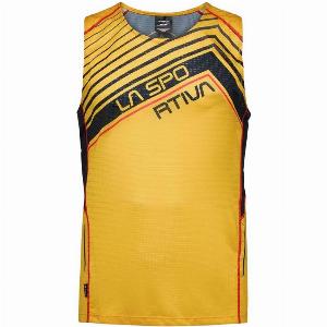 La Sportiva Tank M TShirt in Gelb und Schwarz Größe L jetzt nur 3895 