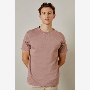 Mens Rose Pink Plain Crew Neck TShirt Now 6 Was 10 Save 40