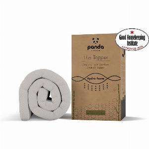 Panda Bamboo Memory Foam Mattress Topper Small Double