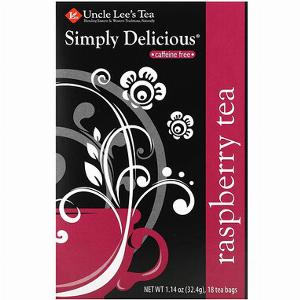 Uncle Lees Tea Simple Delicious Raspberry Tea Caffeine Free 18 Tea Bags 114 oz 324 g