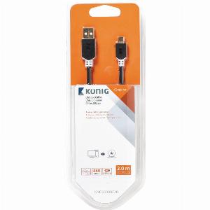 Cybertek Réduction de 88% sur un câble USBAmini USB mâle mâle 2m anthracite