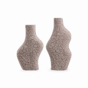Marni Small Ceramic Vase  Taupe