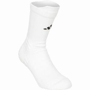 Économisez 43  sur les chaussettes de tennis adidas Crew blanches et noires