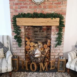 Set of four 270cm Imperial Pine Christmas garlands now 2595 reduced by 2
