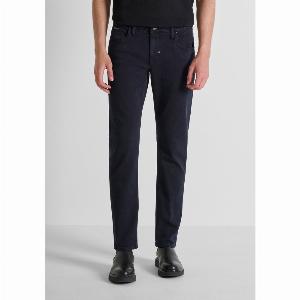 Jeans comfort tapered fit kurt in denim colorato
