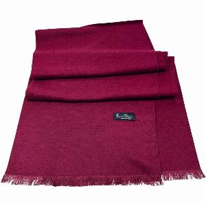 25 Rabatt auf Aubergine Winterschal aus Seidenflanell